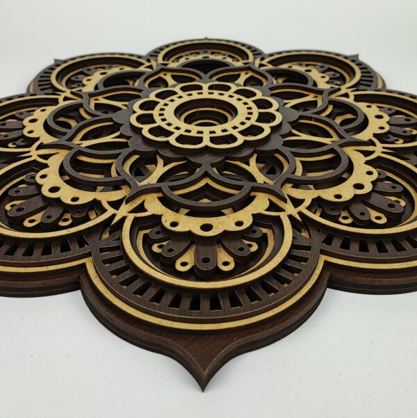 Viacvrstvová Drevená Mandala - MD02 - Image 4