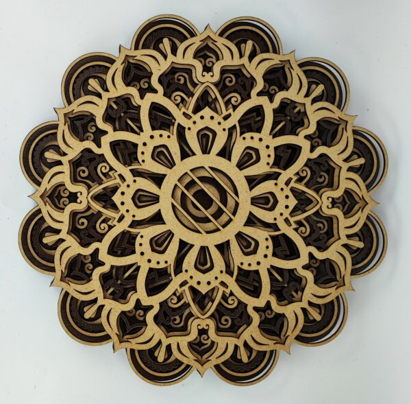 Multi-layered Wooden Mandala - MD05