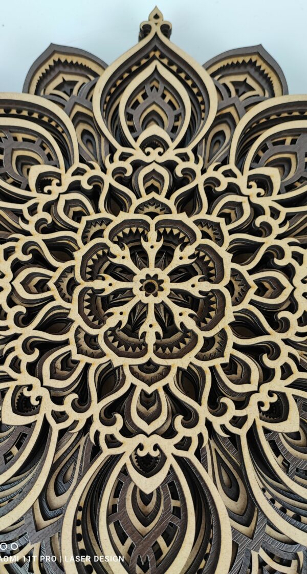 Multi-layered Wooden Mandala - MD06 - Image 3