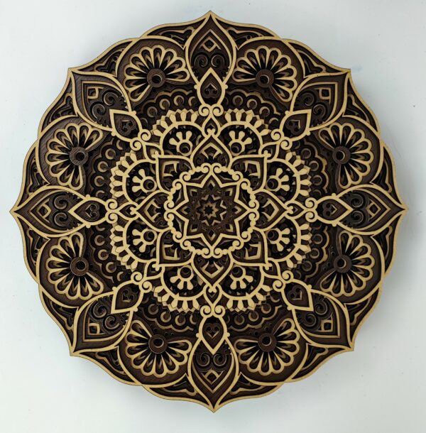 Viacvrstvová Drevená Mandala - MD07