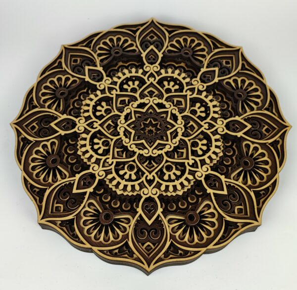 Viacvrstvová Drevená Mandala - MD07 - Image 2