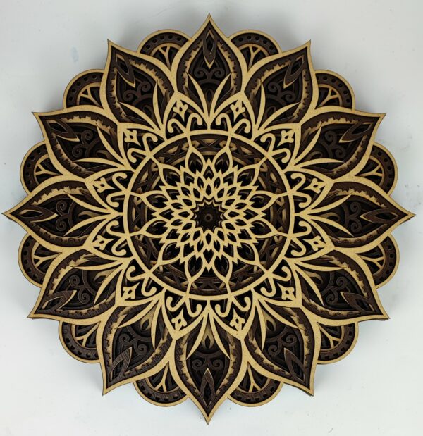 Multi-layered Wooden Mandala - MD08