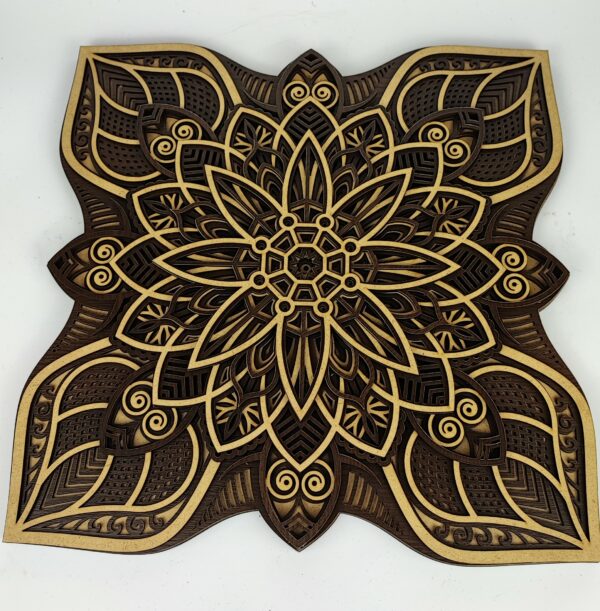 Multi-layered Wooden Mandala - MD11 - Image 4