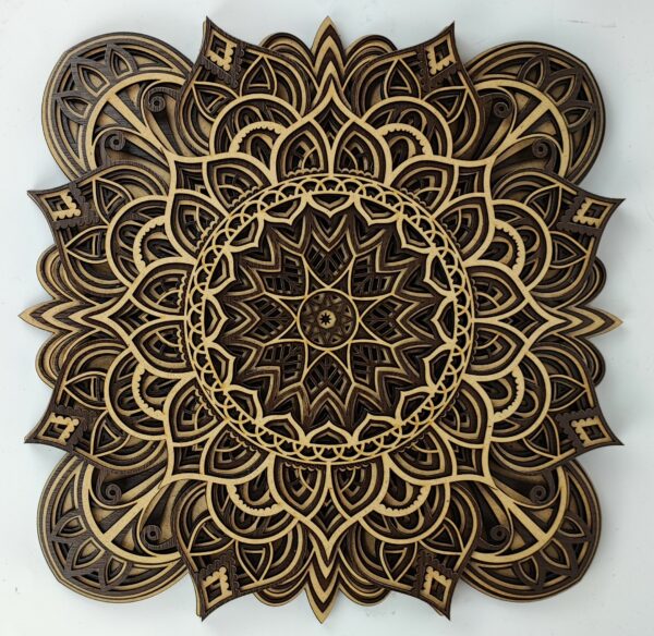 Multi-layered Wooden Mandala - MD12