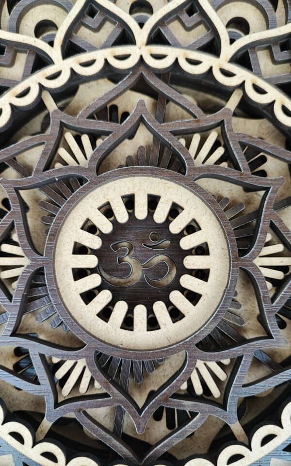 Viacvrstvová Drevená Mandala - MD13 - Image 3