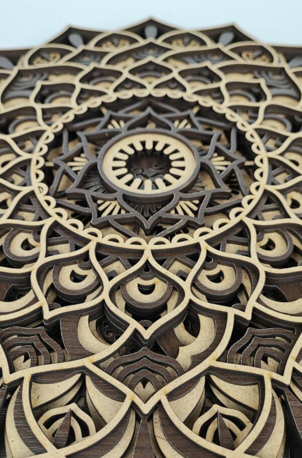 Viacvrstvová Drevená Mandala - MD13 - Image 6
