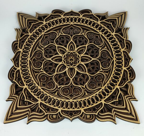 Multi-layered Wooden Mandala - MD14 - Image 2