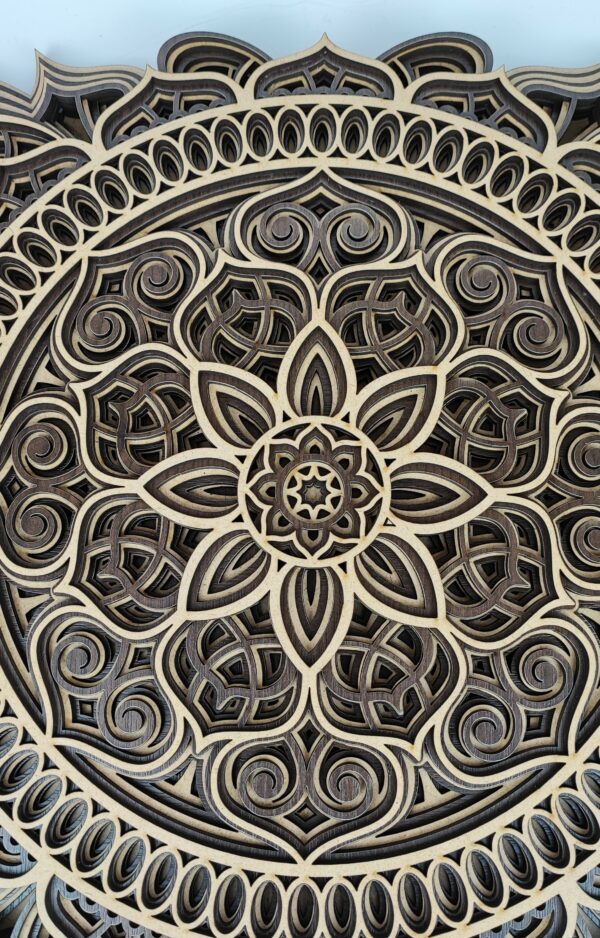 Multi-layered Wooden Mandala - MD14 - Image 3