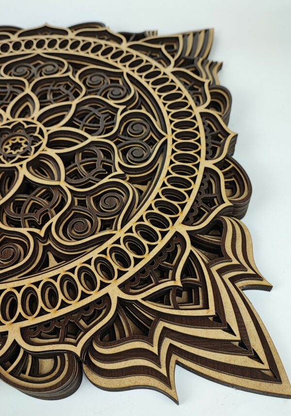 Multi-layered Wooden Mandala - MD14 - Image 4