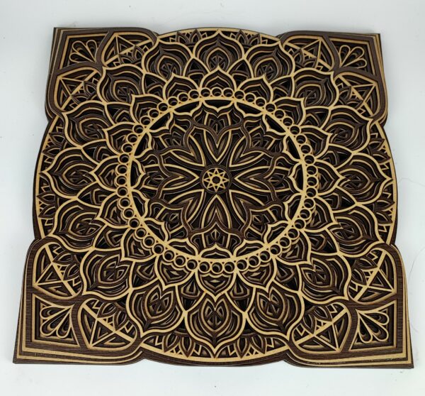 Viacvrstvová Drevená Mandala - MD16 - Image 2
