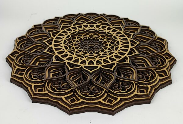Viacvrstvová Drevená Mandala - MD21 - Image 4