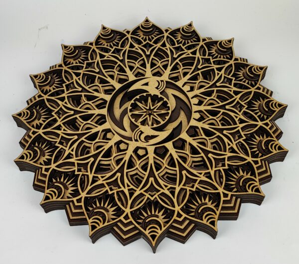 Multi-layered Wooden Mandala - MD23 - Image 2