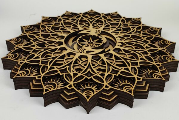 Multi-layered Wooden Mandala - MD23 - Image 4