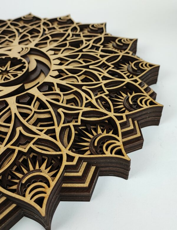 Multi-layered Wooden Mandala - MD23 - Image 6