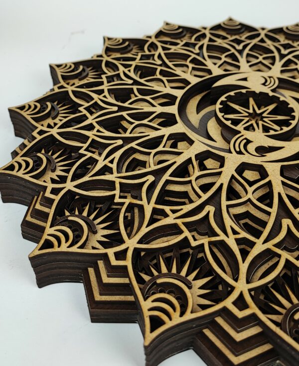 Multi-layered Wooden Mandala - MD23 - Image 7
