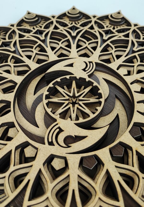 Multi-layered Wooden Mandala - MD23 - Image 8